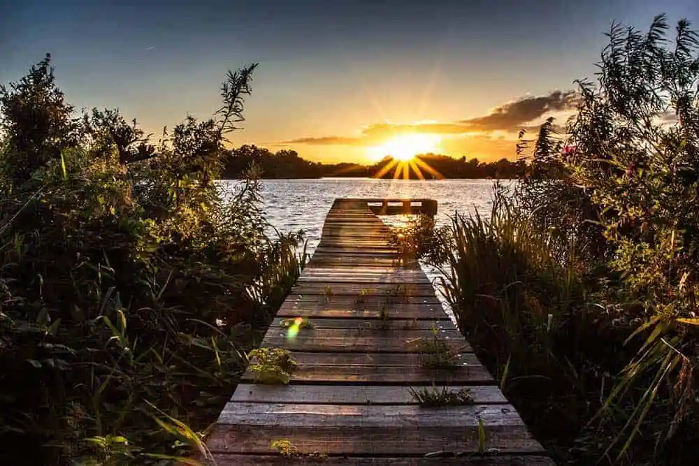 zonsondergang